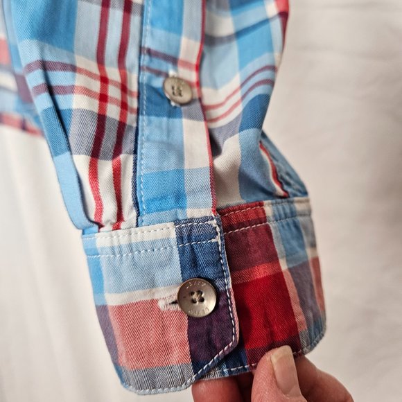 Levi's Modern Fit Hooded Button Up Long Sleeve Shirt Size M - Picture 4 of 11